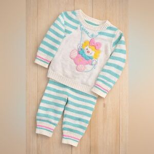 Confetti Knits . Vintage Set. Size 24 months. Great Vintage Condition